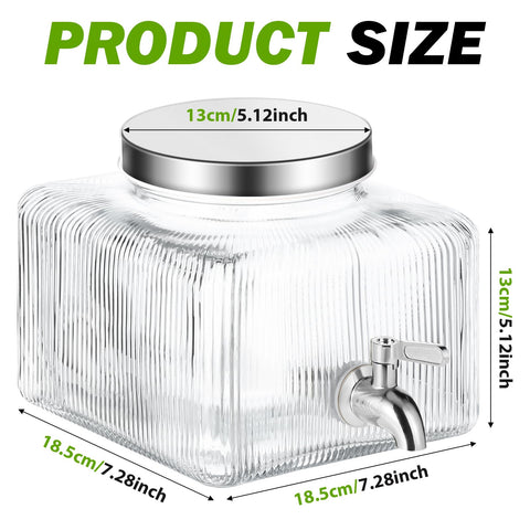 Dispensador FUREEY con grifo de acero inoxidable, diseño duradero para servicio continuo.