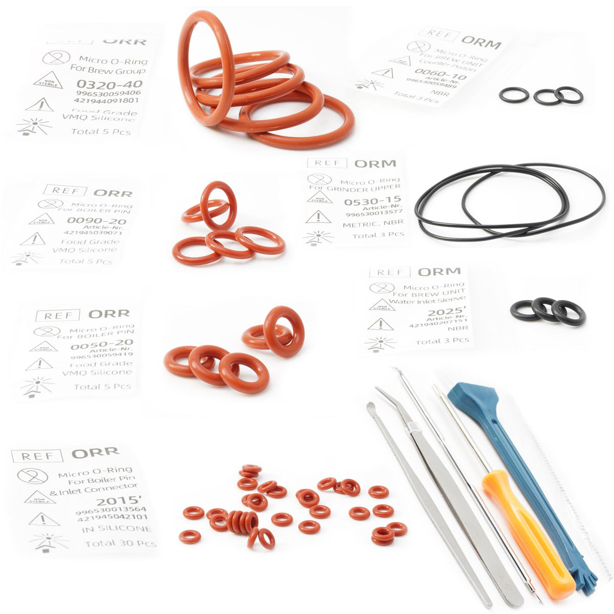 Anillos FUSHIPRO LatteGo 2200-3200: sellado estable para espresso diario