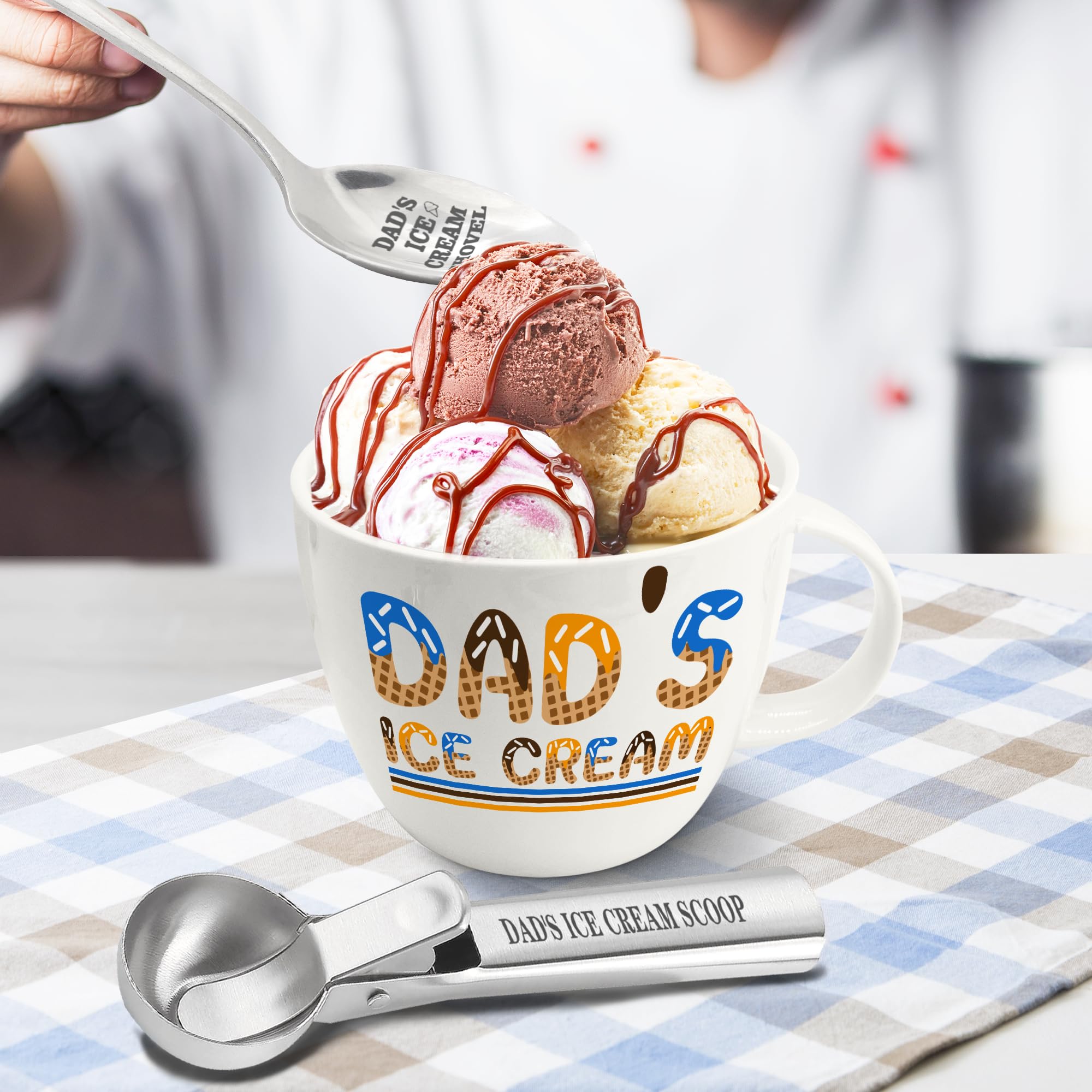 FUTBU set regalo de helado para papá en ocasiones