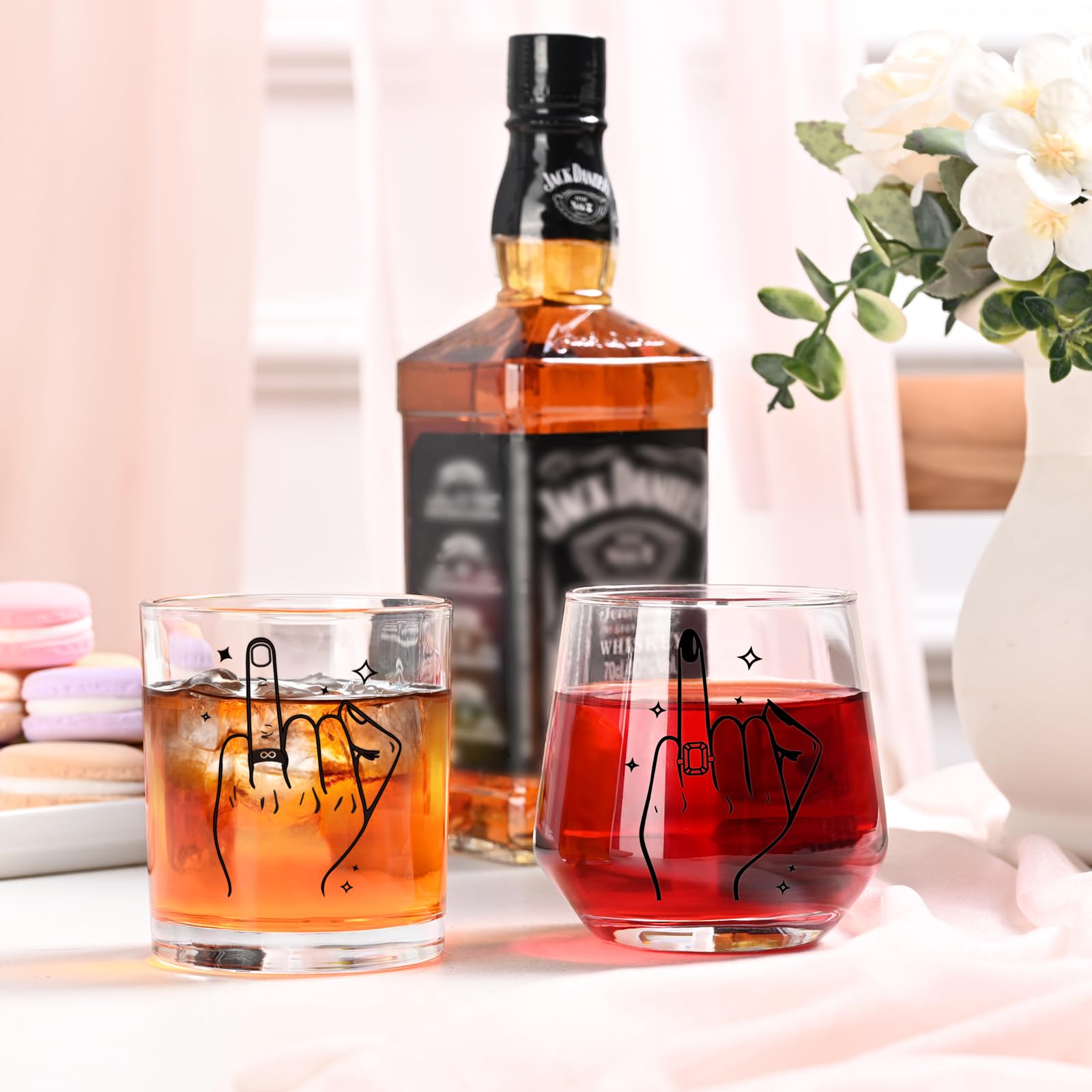 Conjunto de copas Futtumy para regalo de boda, elegante