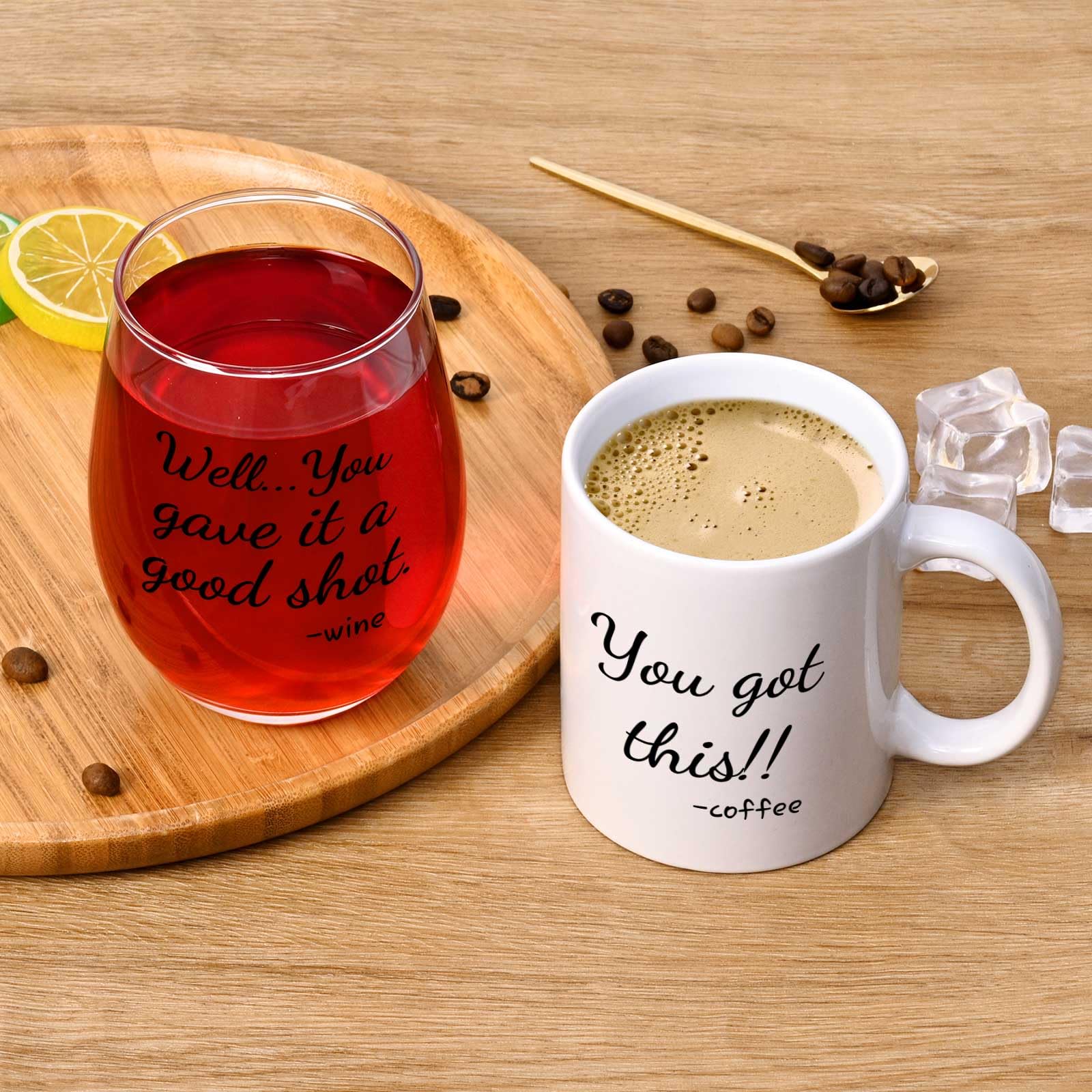 Conjunto regalo inspirador de Futtumy para ocasiones especiales.