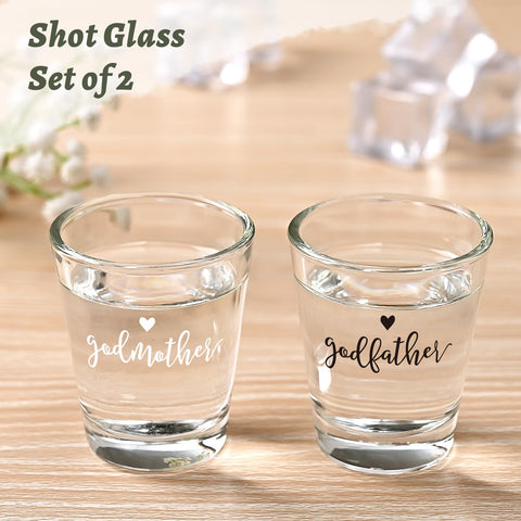 Copas Futtumy para padrino y madrina, claridad del vidrio y diseño elegante