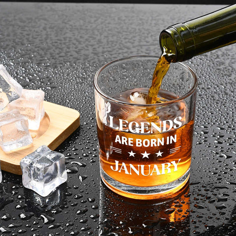 Diseño clásico de vaso whiskey Futtumy Legends para uso diario y ocasiones