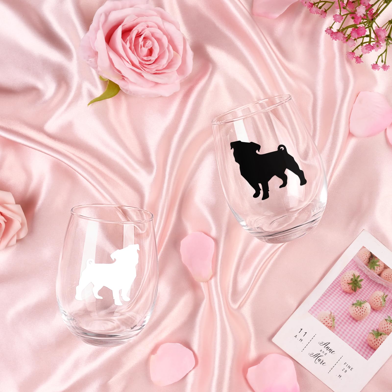 Empaque listo para regalo, para amantes de pug