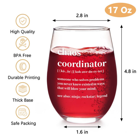 Regalo ideal Futtumy Chaos Coordinator para jefas y colegas.