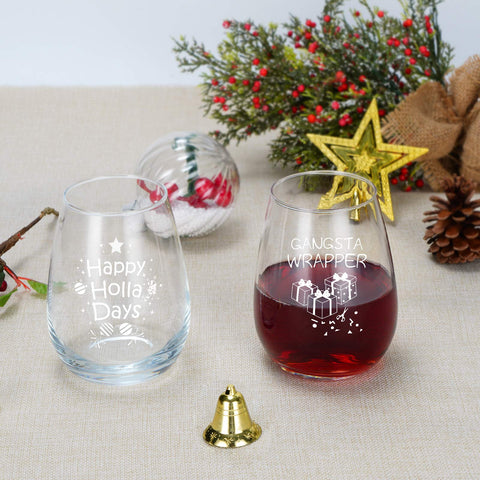Copa de vino Futtumy para menús festivos, apta para vino, agua o café