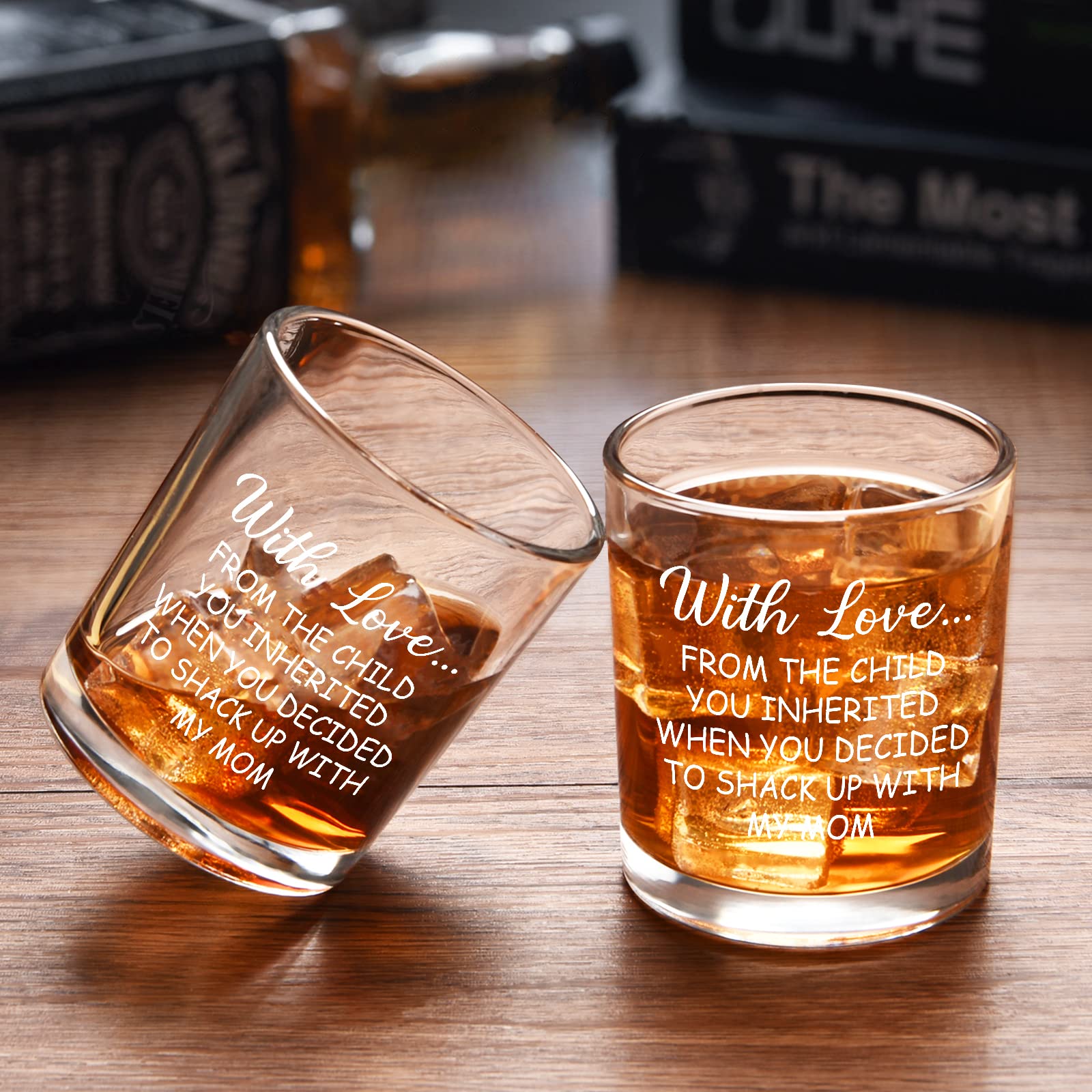 Regalo Futtumy para padrastro, regalo navideño divertido y útil para degustar whisky.