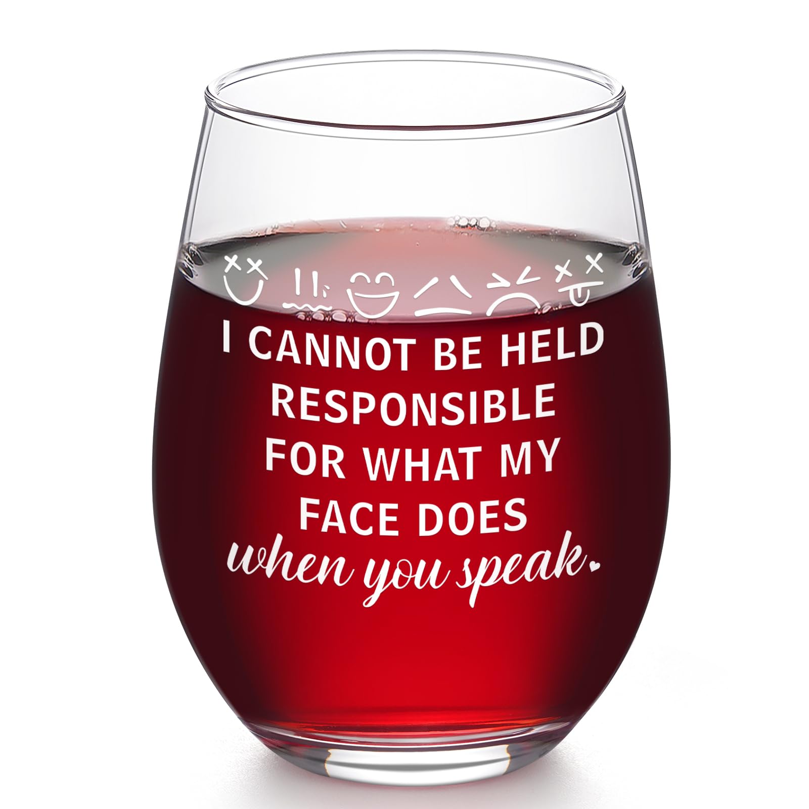Vaso Futtumy con frase divertida, ideal para regalos y reuniones en la mesa.