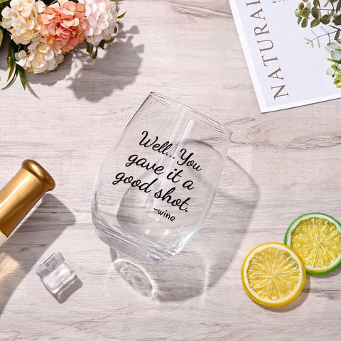 Vaso vino Futtumy apto para lavavajillas.