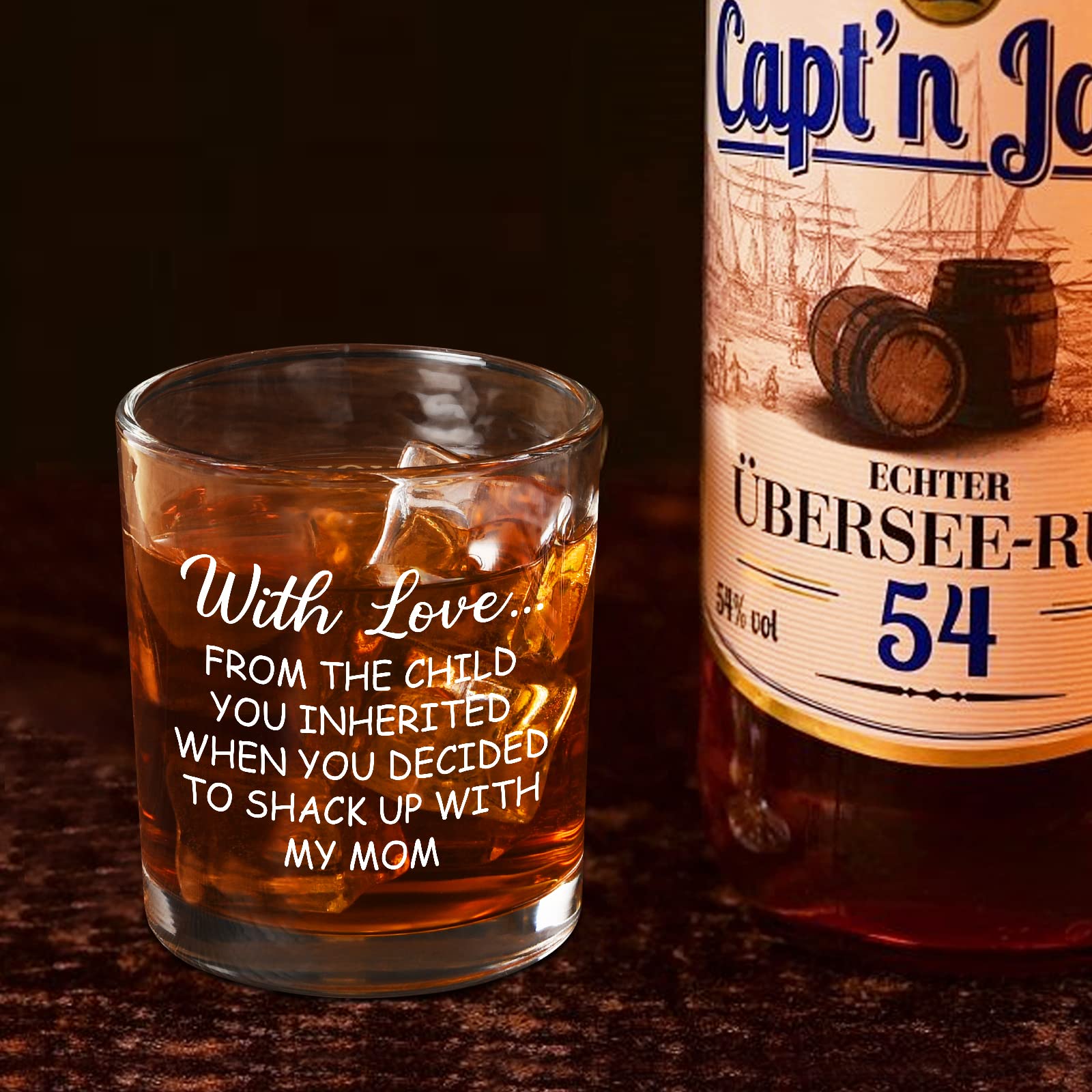 Vaso de vidrio grueso Futtumy para whisky, ideal para uso diario.