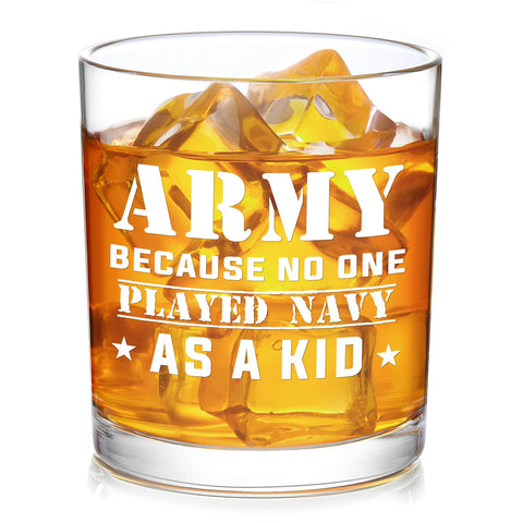 Copa Futtumy 10oz con lema Army, ideal para colección militar.