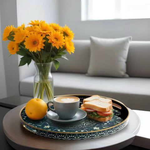 Bandeja Fuukou para sala de estar, uso multifuncional y decorativo