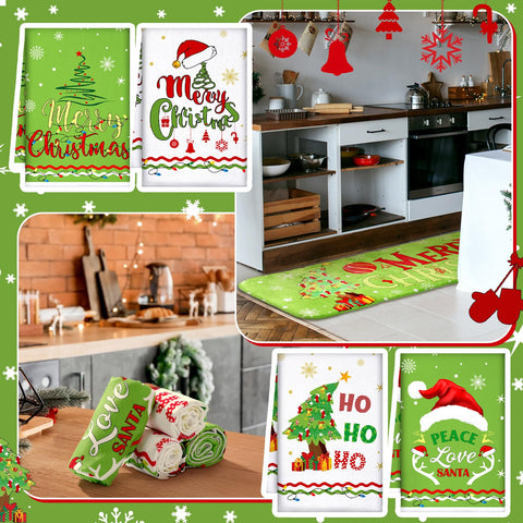 FuWeave Navidad respaldo antideslizante en alfombras para superficies seguras.