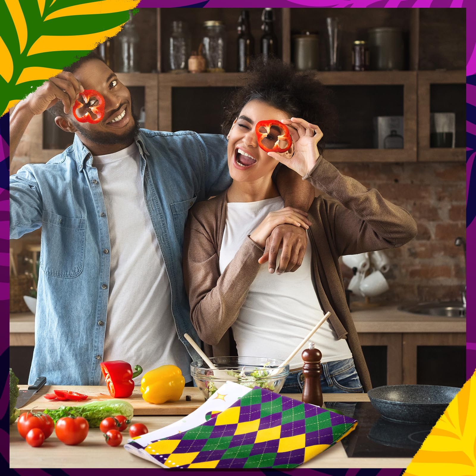 FuWeave toallas decoración hogar: diseños festivos aptos para toda la casa
