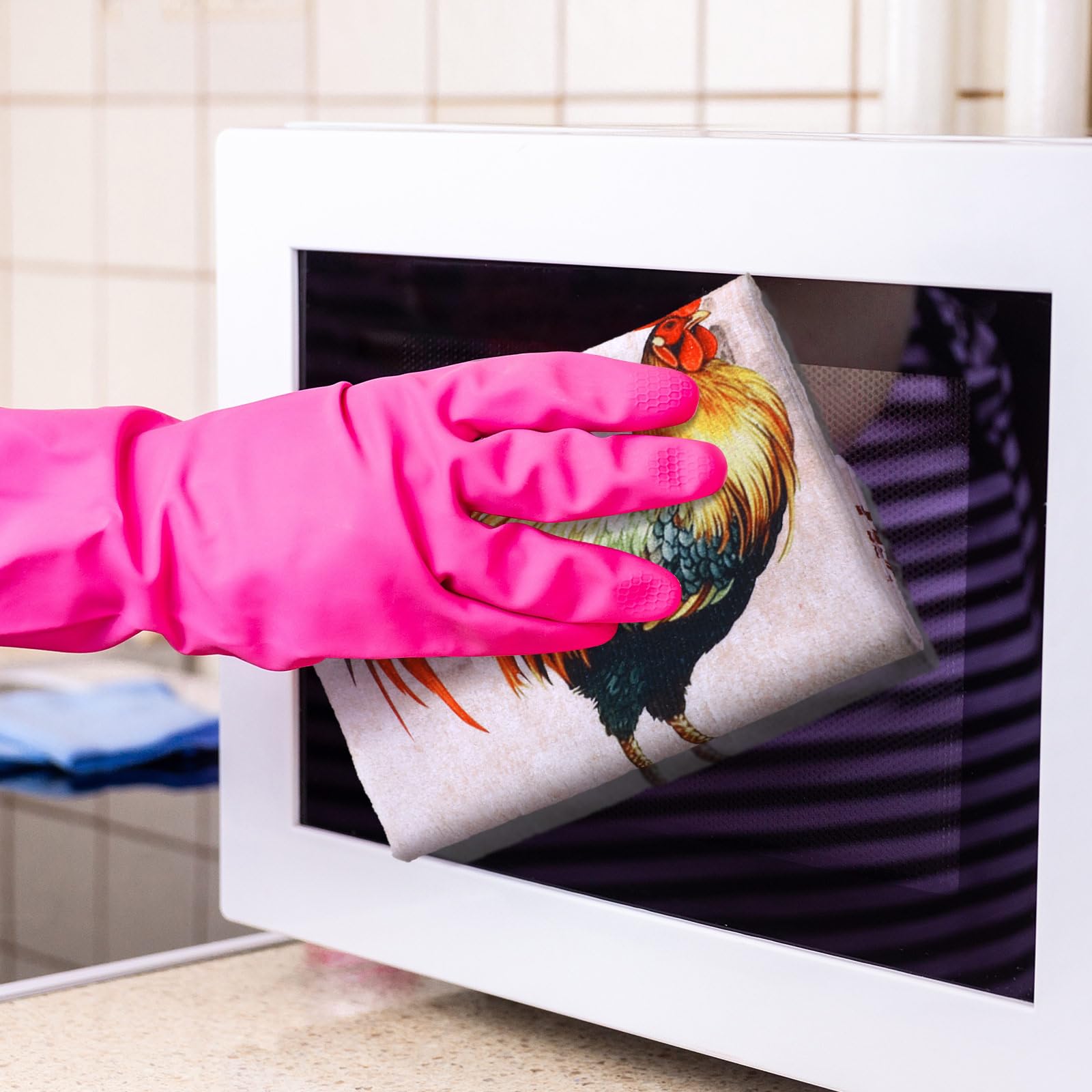 Toallas versátiles FuWeave para cocina y baño con temática festiva