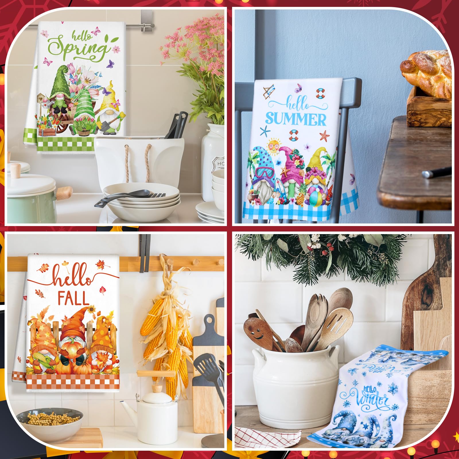 FuWeave: toallas decorativas para regalo, útiles y elegantes para casa y fiestas.