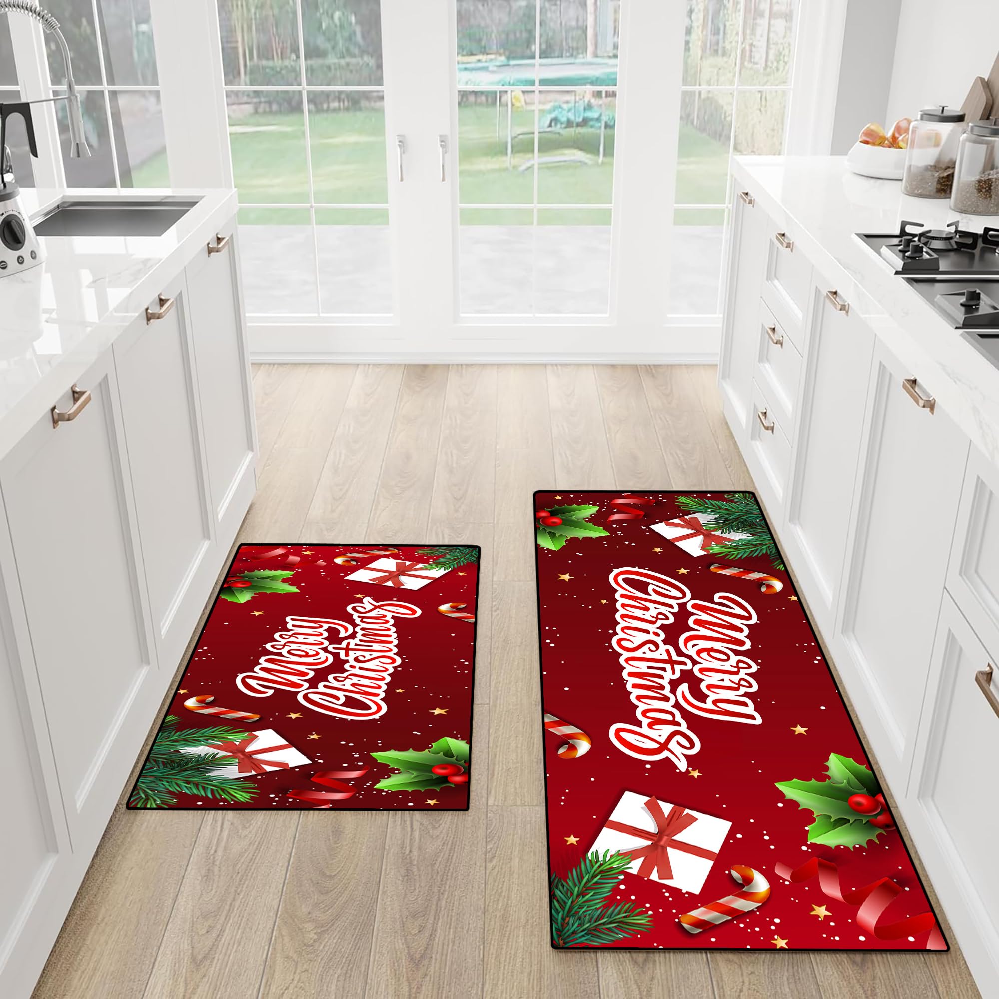 Alfombra FUYEUN para puertas y cocinas, bajo perfil para no atorar la puerta.
