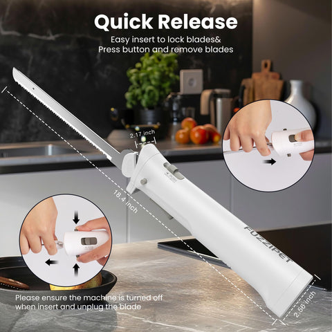 Rebanado de queso y frutas con Mango Ergonómico Fuzzipet.