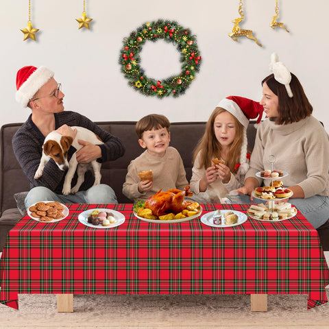 FVEOCR paquete de 4 manteles para fiestas familiares