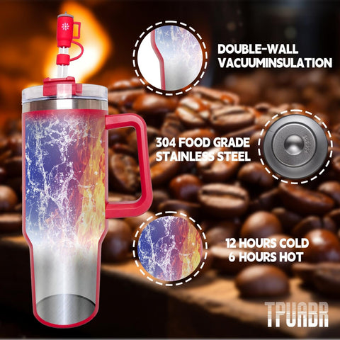 FVOTNW vaso térmico 40oz boca ancha facilita llenado y limpieza.