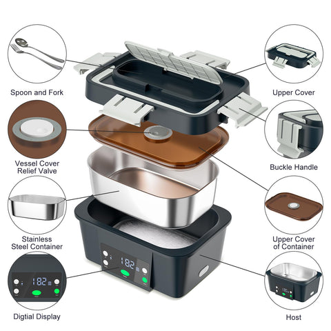 FVW accesorios incluidos tenedor y cuchara para comer al instante