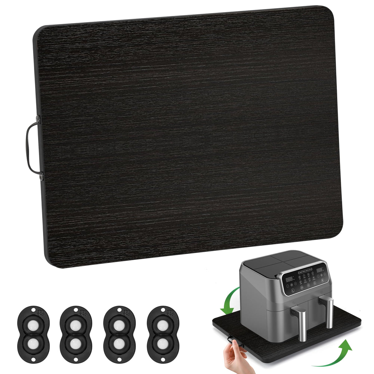 Fxacyem Deslizador 360° para electrodomésticos, movimiento suave de la cafetera.
