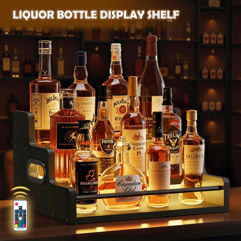 Fxacyem visualización de licor 3 niveles ofrece vista panorámica.