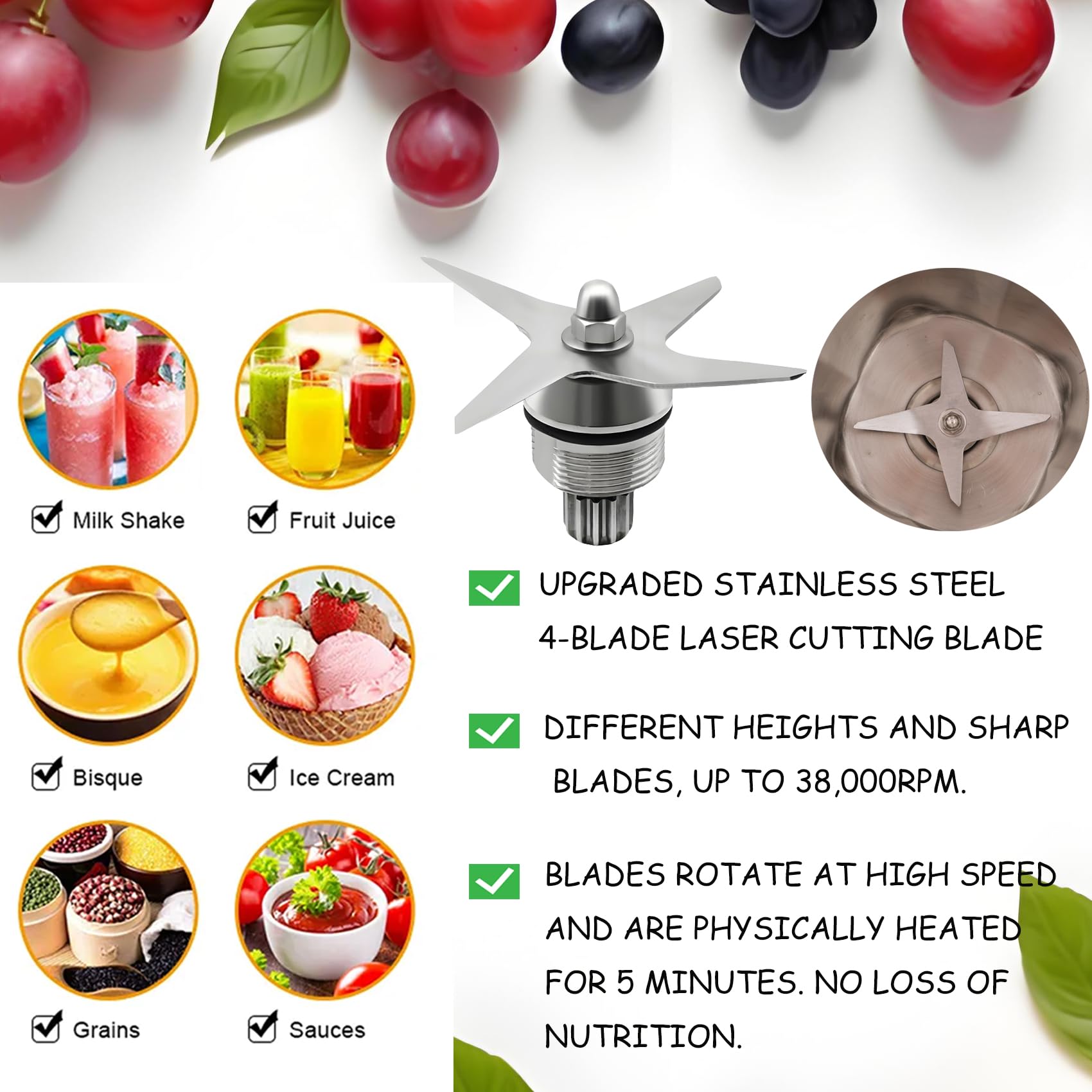 Fxsmgdy diseño de tapa con apertura para añadir ingredientes