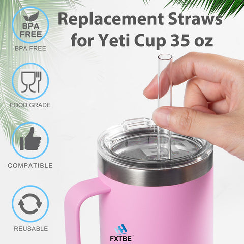 FXTBE cepillo limpiador para pajas Yeti 35oz, limpieza rápida y completa