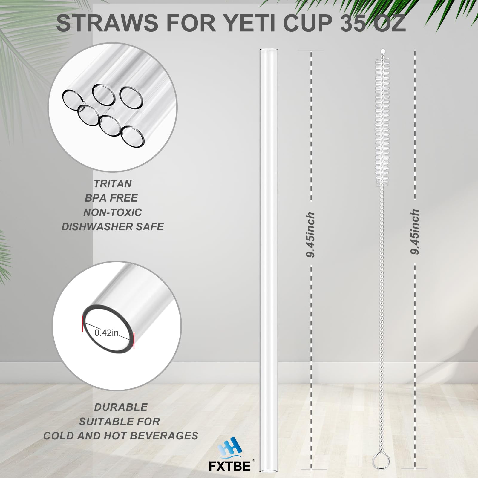 FXTBE paja Yeti 35oz 6 unidades, ideal para compartir