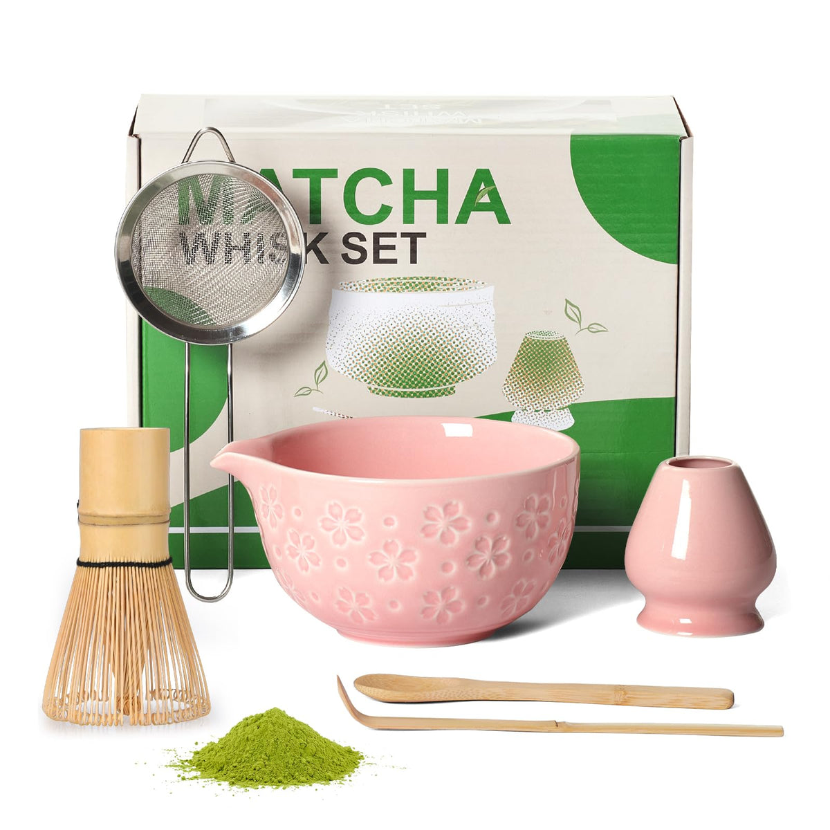 FYGUV Matcha Set batidor 100 púas para espuma suave en segundos