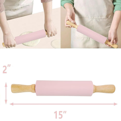 Fymlhomi rodillo para masas y pasteles, ideal para pizzas.