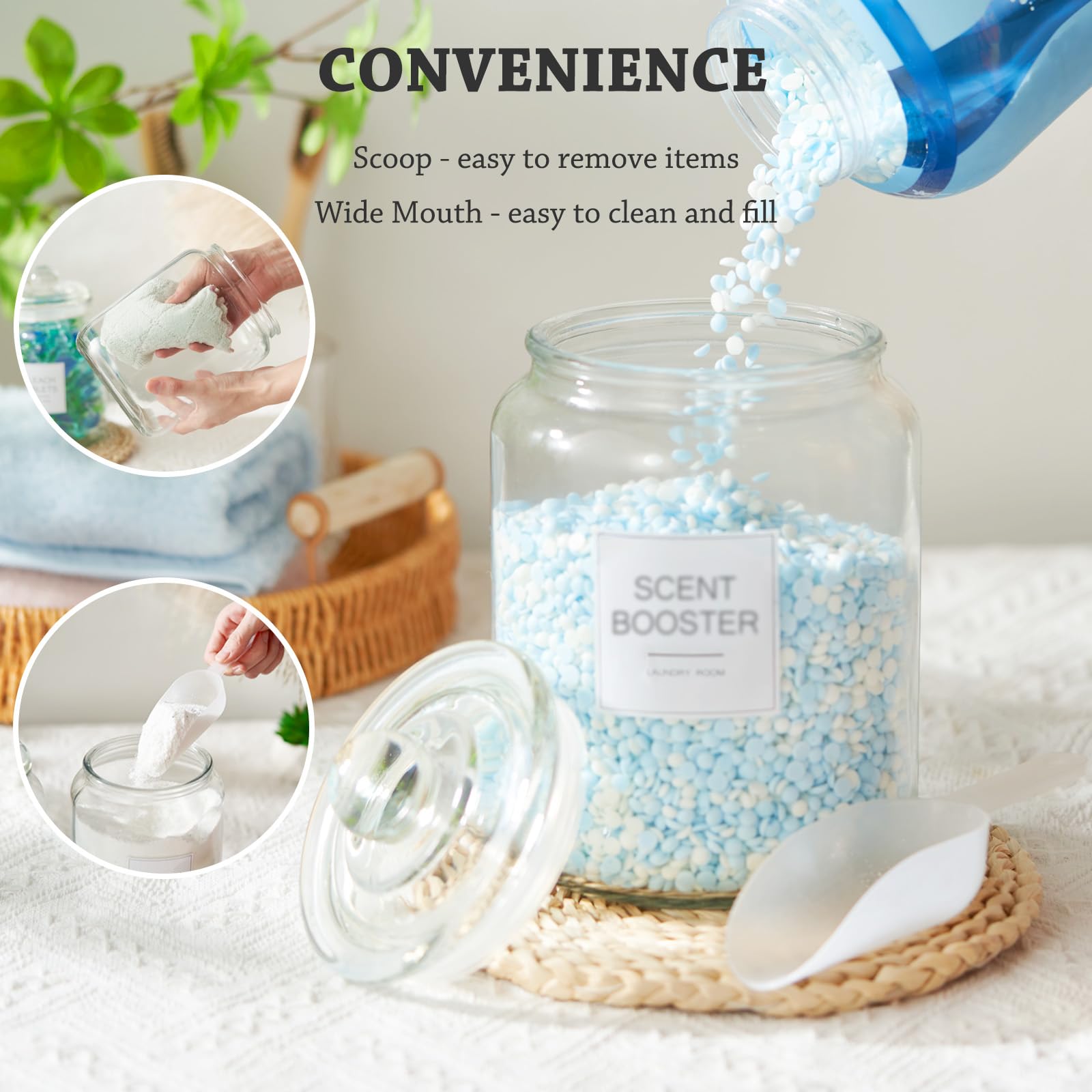 Conjunto de dos tarros FyndraX para organización y decoración