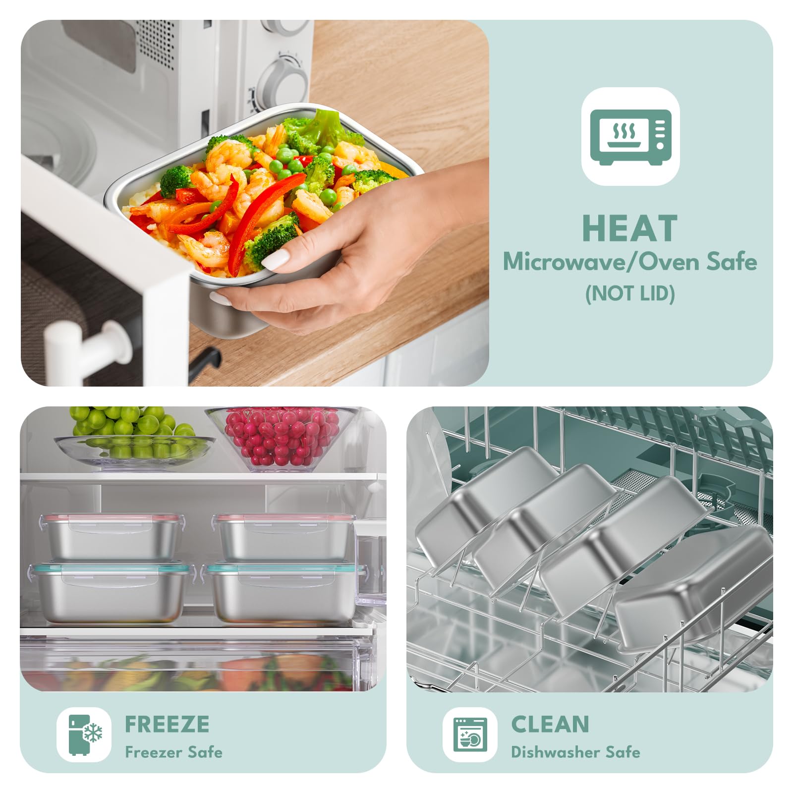 Fyrnova diseño práctico para la preparación de comidas y organización