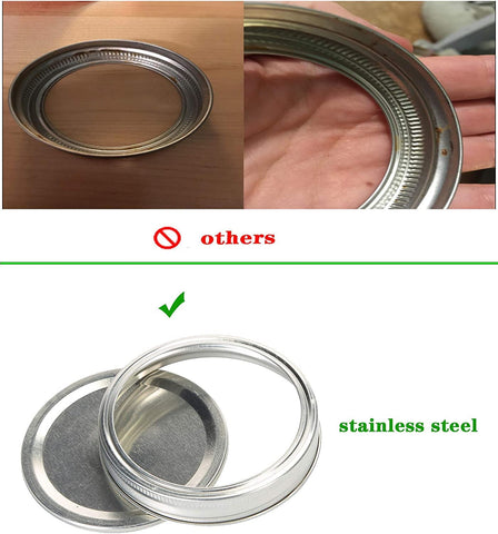 FZCWAHJK anillos boca regular para frascos Mason, compra conveniente