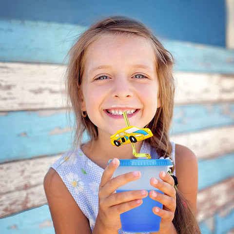 Pajitas reutilizables FZR Legend para bebidas infantiles seguras.
