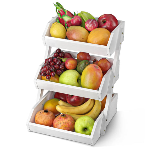G.a HOMEFAVOR diseno-triple-aireacion-fruta, mantiene el aire circulando para conservar frescura.