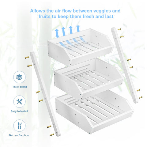 G.a HOMEFAVOR uso-multiproposito-fruta-pan-snacks, perfecto para cocina y mesas de servicio.