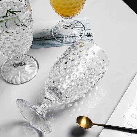 Copa para cerveza Hobnail de G, opción elegante.