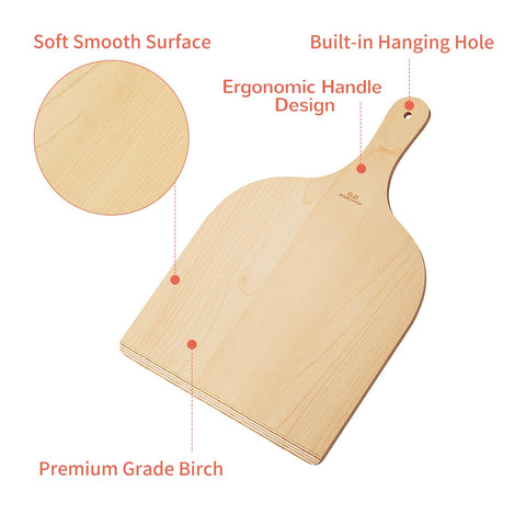 Conjunto de dos piezas de G.a HOMEFAVOR para pizza, ideal para transferir y servir.