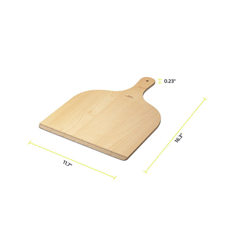 G.a HOMEFAVOR pala pizza madera con mango ergonómico para uso cómodo.