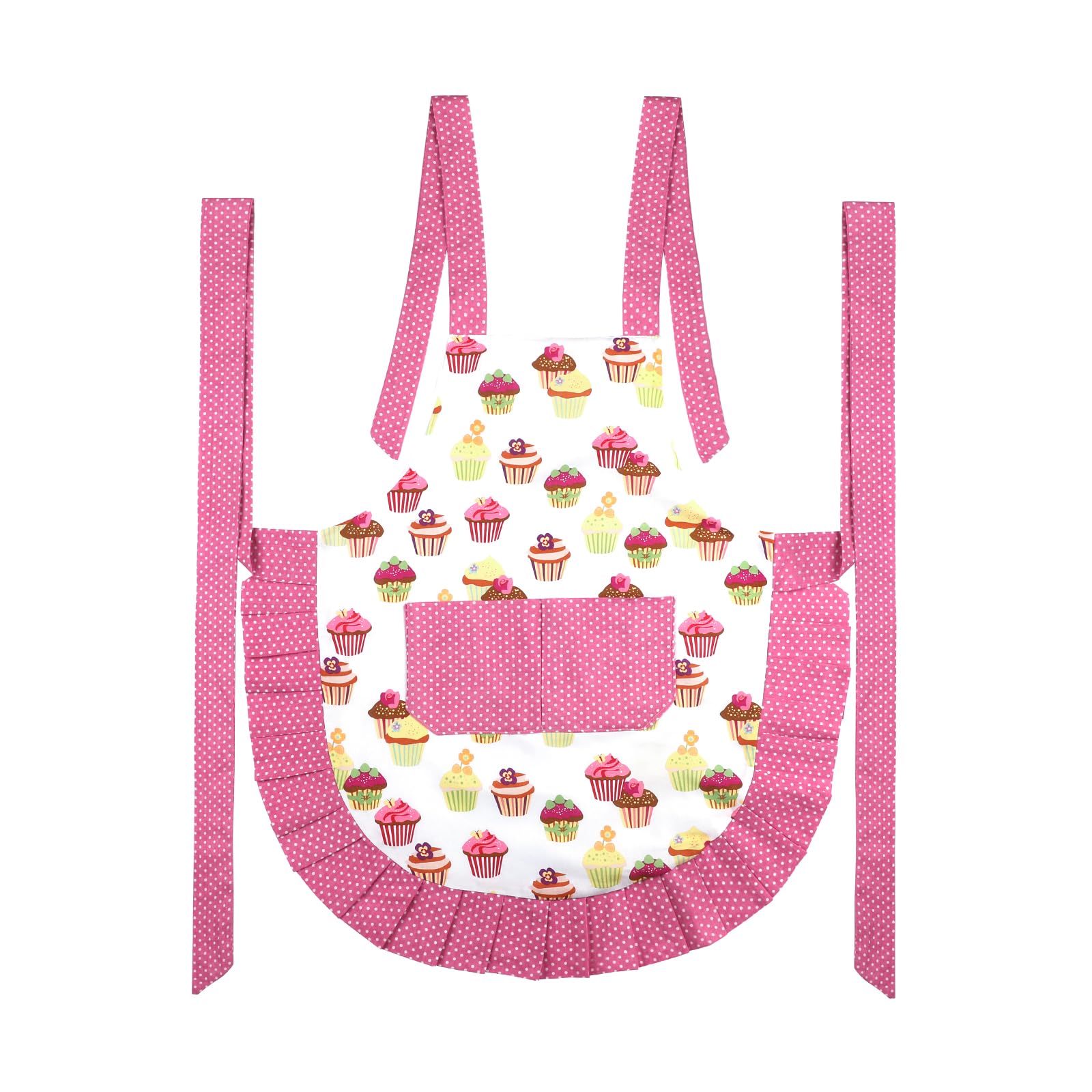 Diseño damascado rosa Cupcake que añade estilo vintage en la cocina