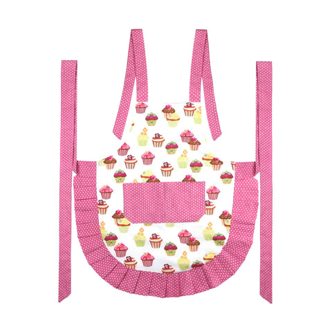 Diseño damascado rosa Cupcake que añade estilo vintage en la cocina