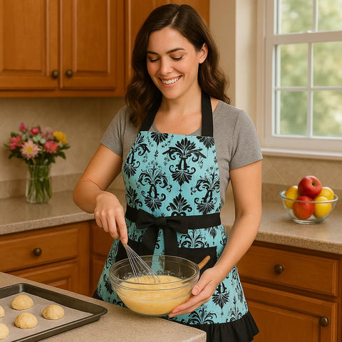 Delantal G2PLUS para cocina, perfecto para tareas diarias y hornear