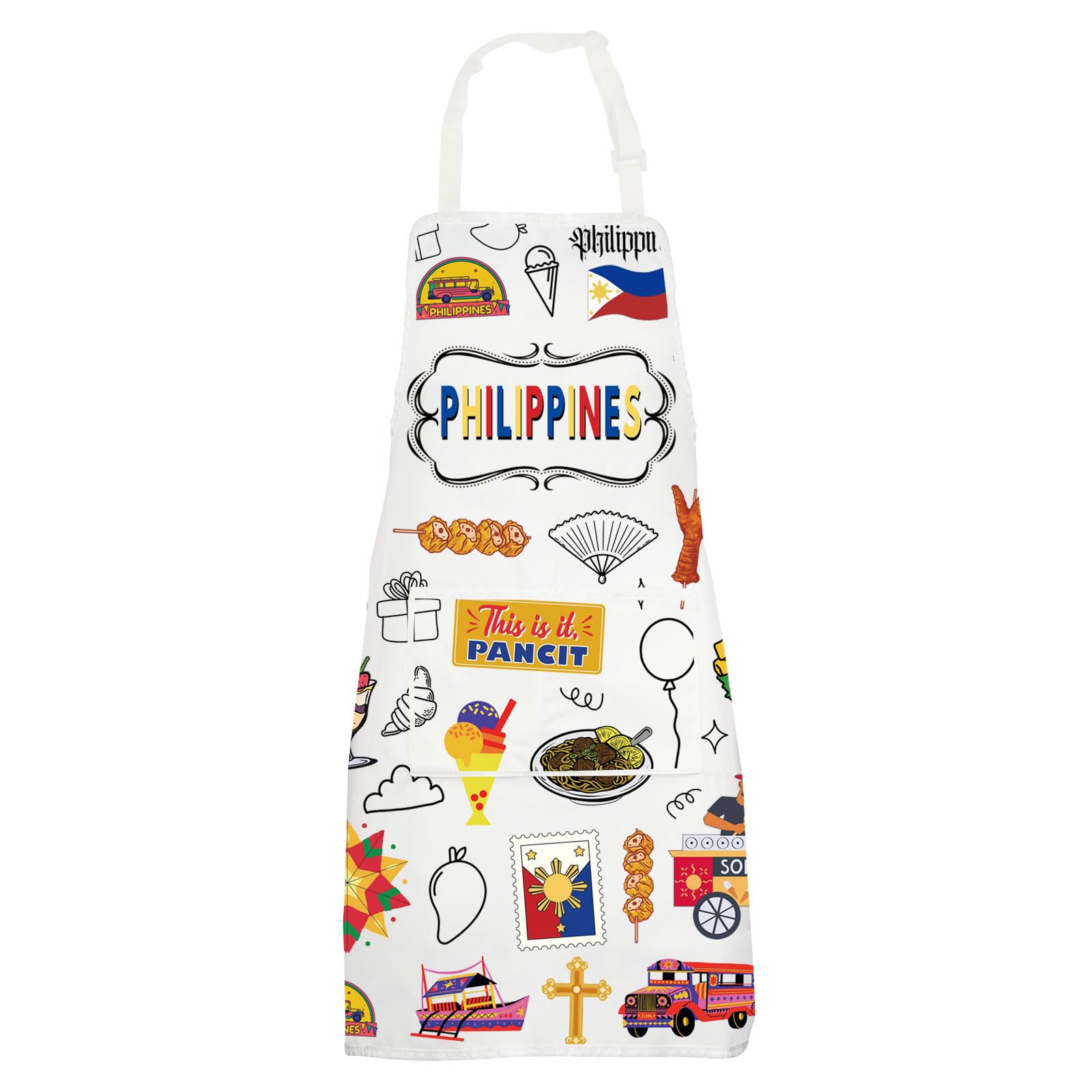 Delantal G2TUP para cocina en Filipinas, ideal para proteger ropa durante la preparación.