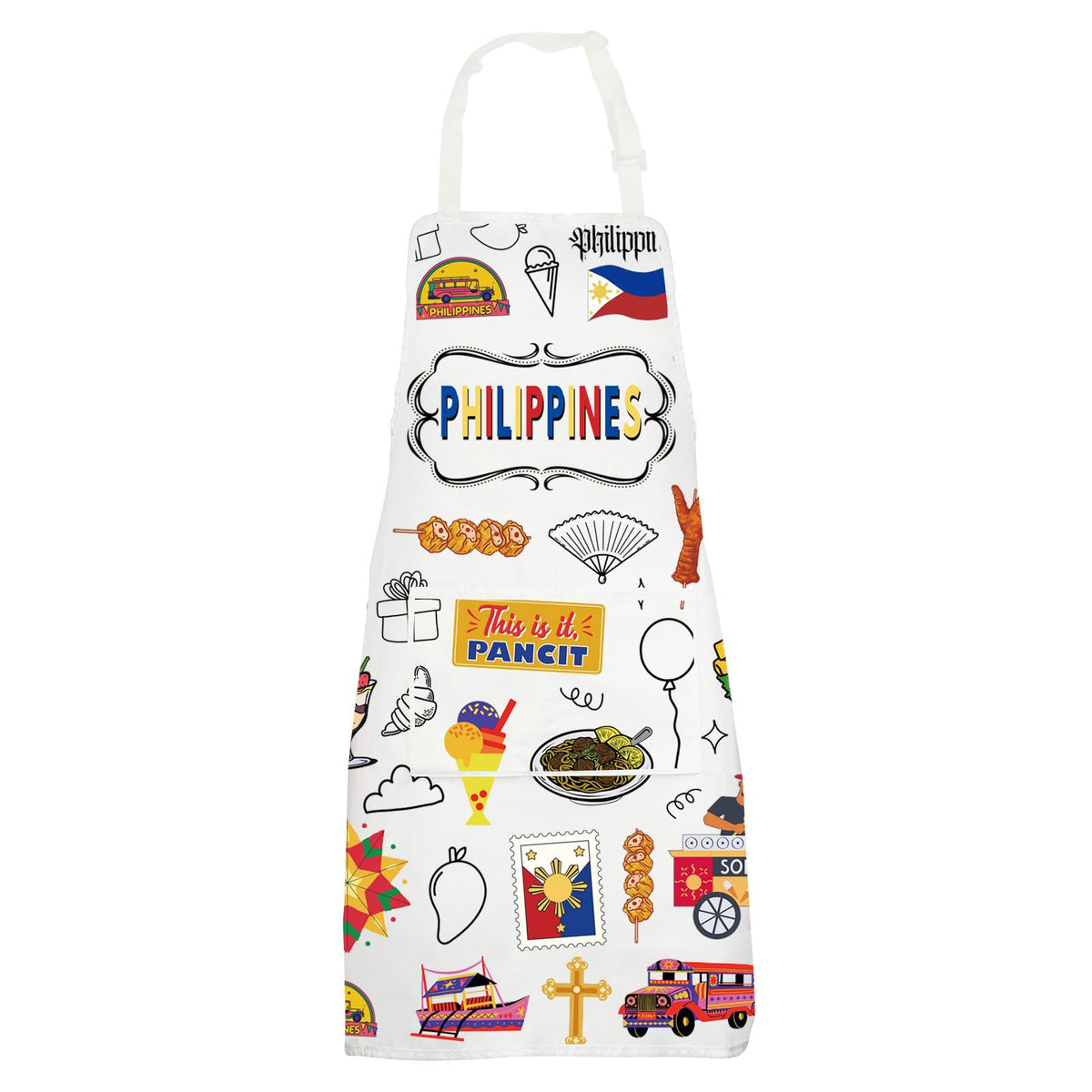 Delantal G2TUP para cocina en Filipinas, ideal para proteger ropa durante la preparación.