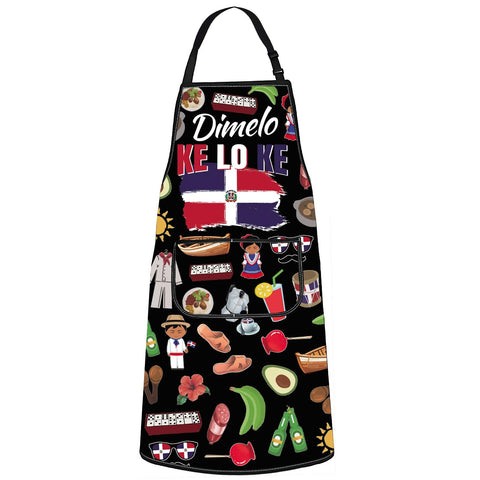 Delantal Dominica de G2TUP, vista frontal destacando diseño y protección durante la cocina.