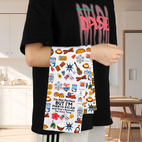 G2TUP toallas para decoración de cocina con toque puertorriqueño.