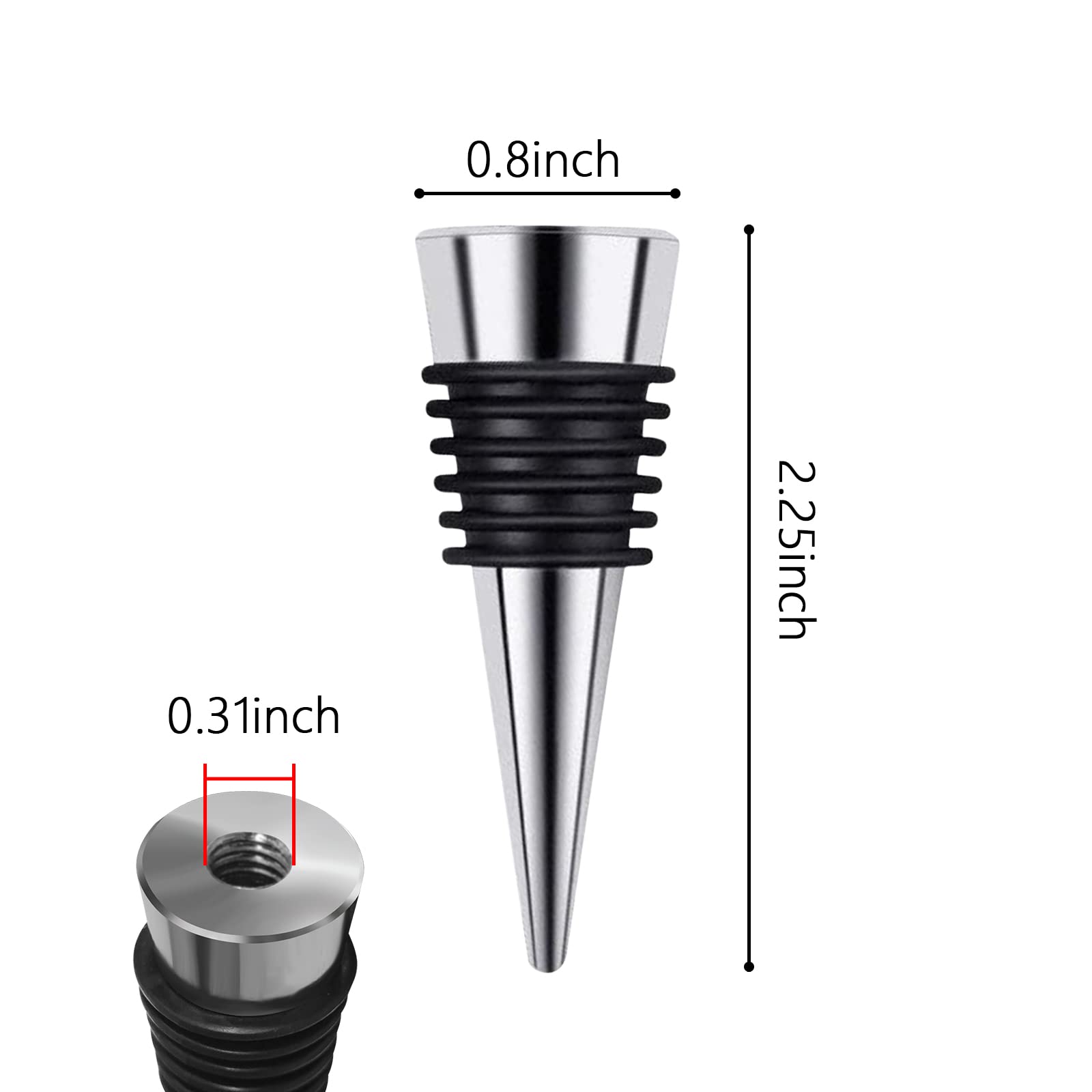 Tapón G4S3 reutilizable y duradero para múltiples botellas.
