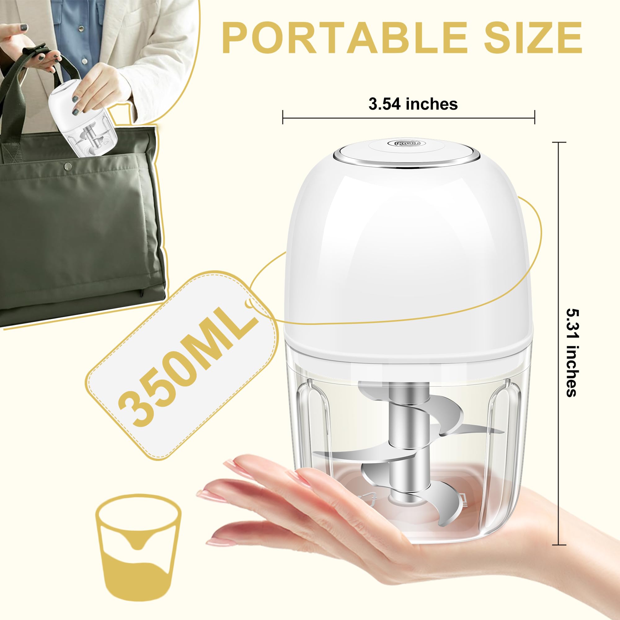 G4S3 uso portátil: procesador compacto ideal para cocina y camping
